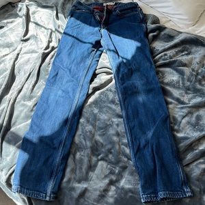carhartt lined jeans, size 4 tall